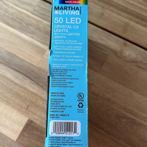 MARTHA STEWART ⭐️ 50 led string lights - Picture 3 of 4